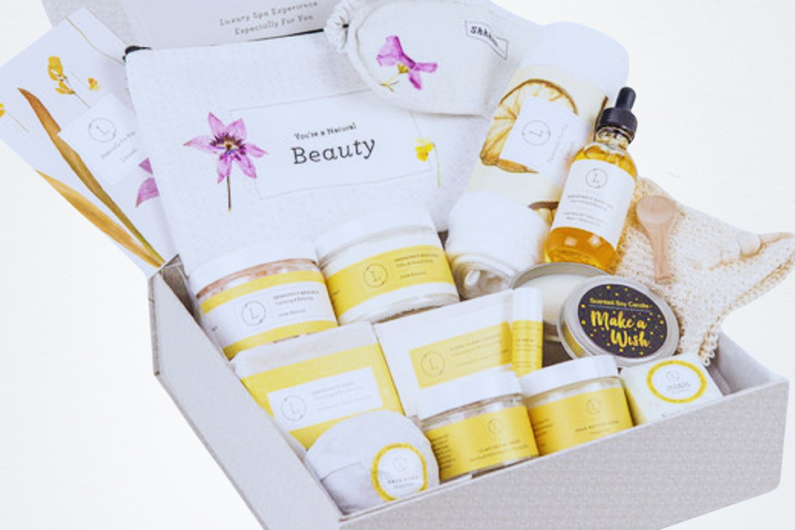 Cheer Up Citrus Sunshine Gift Basket – Natural Get Well & Spa Gift