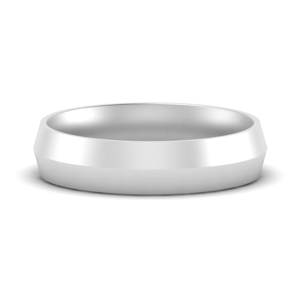 Comfort Fit Knife Edge Mens Band