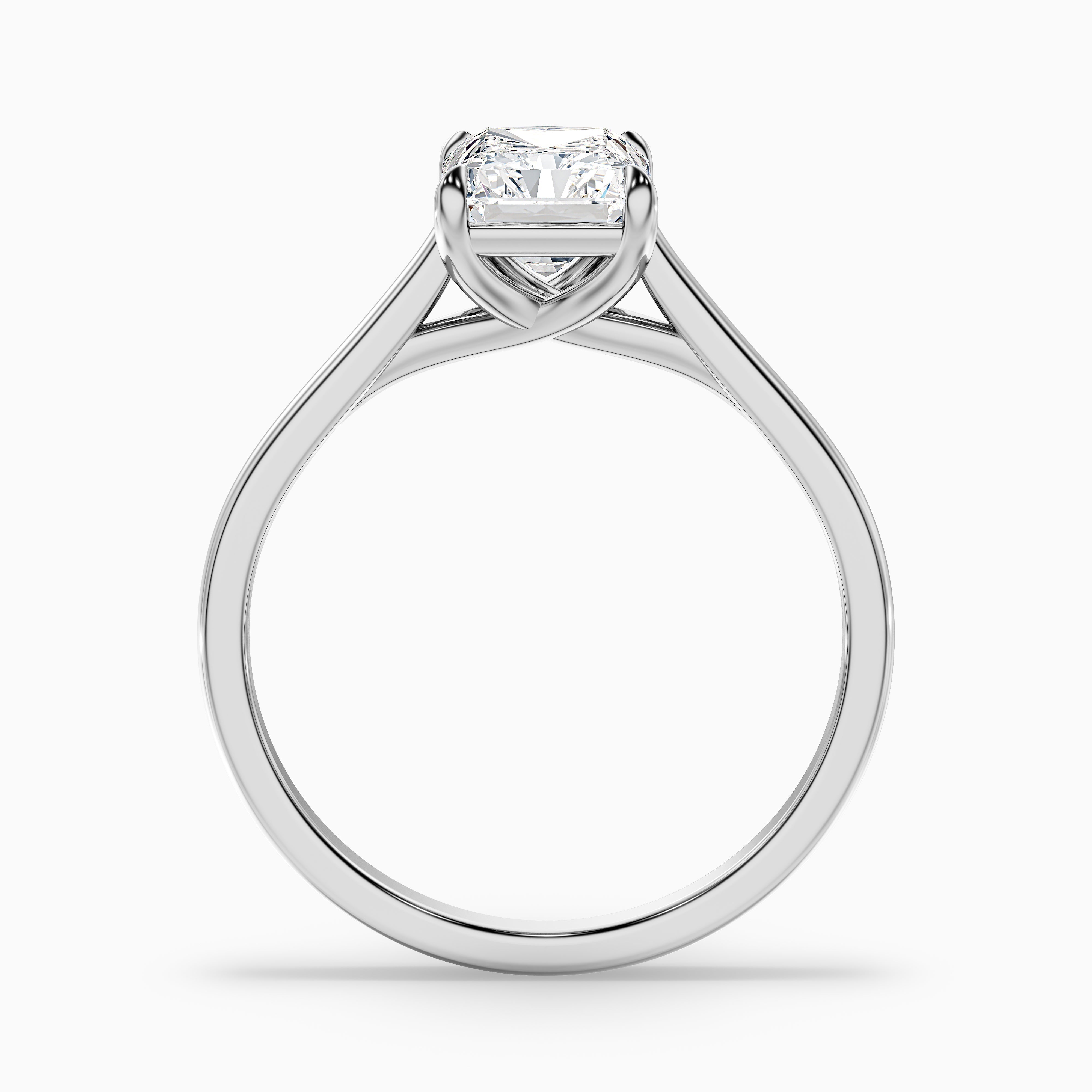 Daisy 2.5 Carat Radiant Cut Solitaire Lab Grown Diamond Ring in 10k Rose Gold