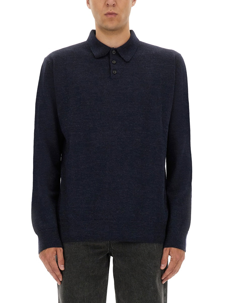 Maison Margiela Men Wool Polo.