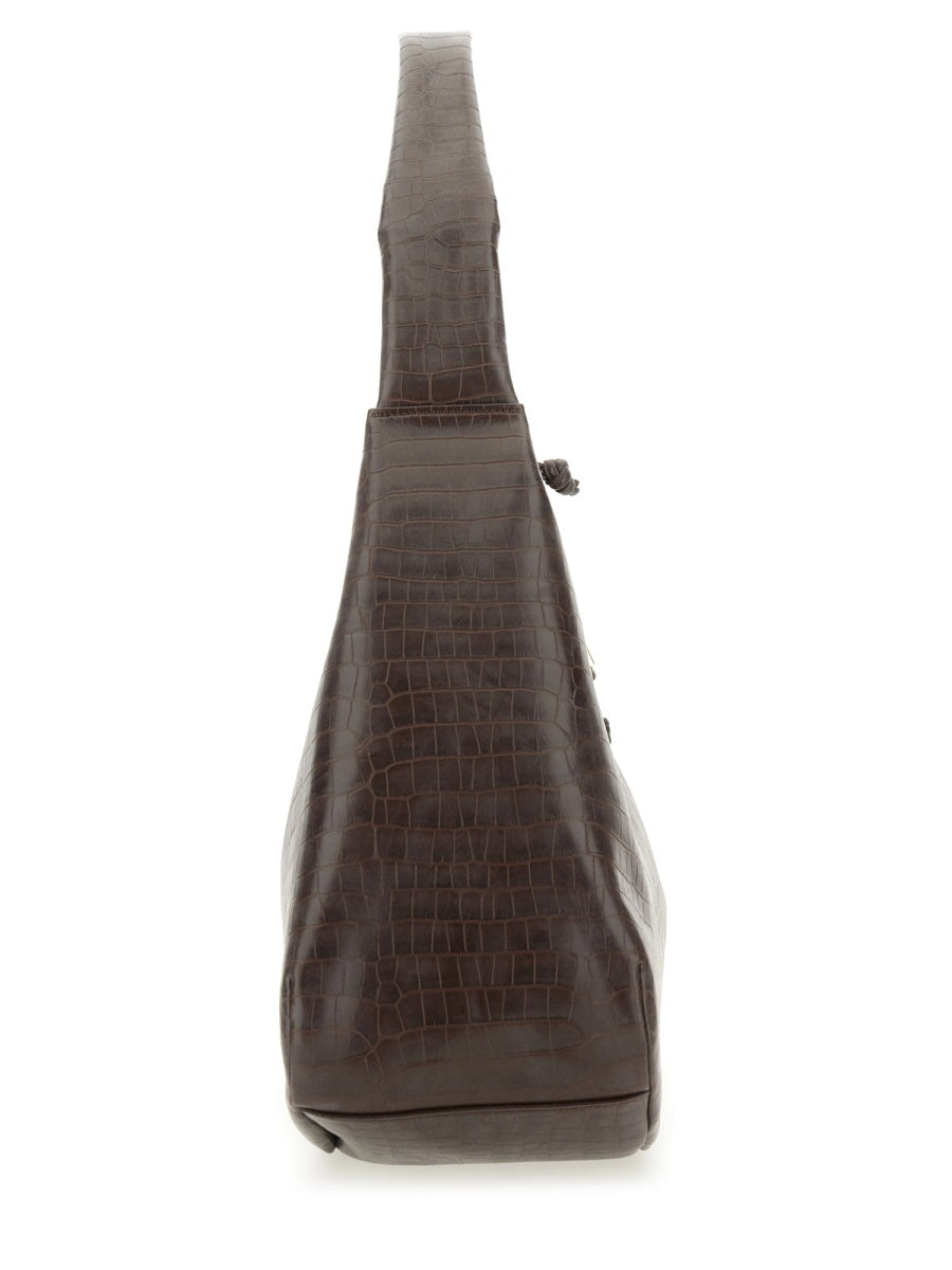 Ganni Women Hobo Bag "Croco Xxl"