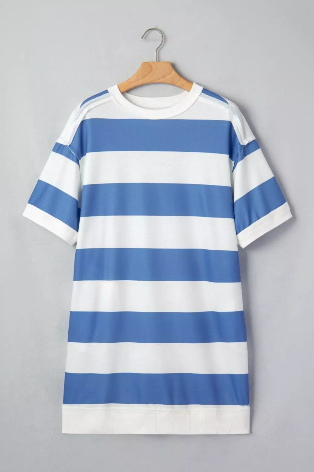 Casual Striped T-Shirt Dress