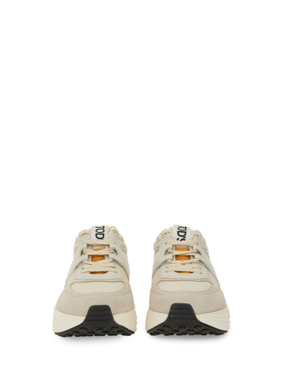 Tod's Women Fabric And Suede Sneaker