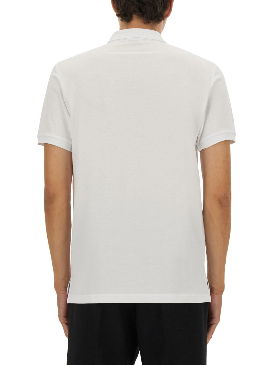 Moschino Men Cotton Pique Polo