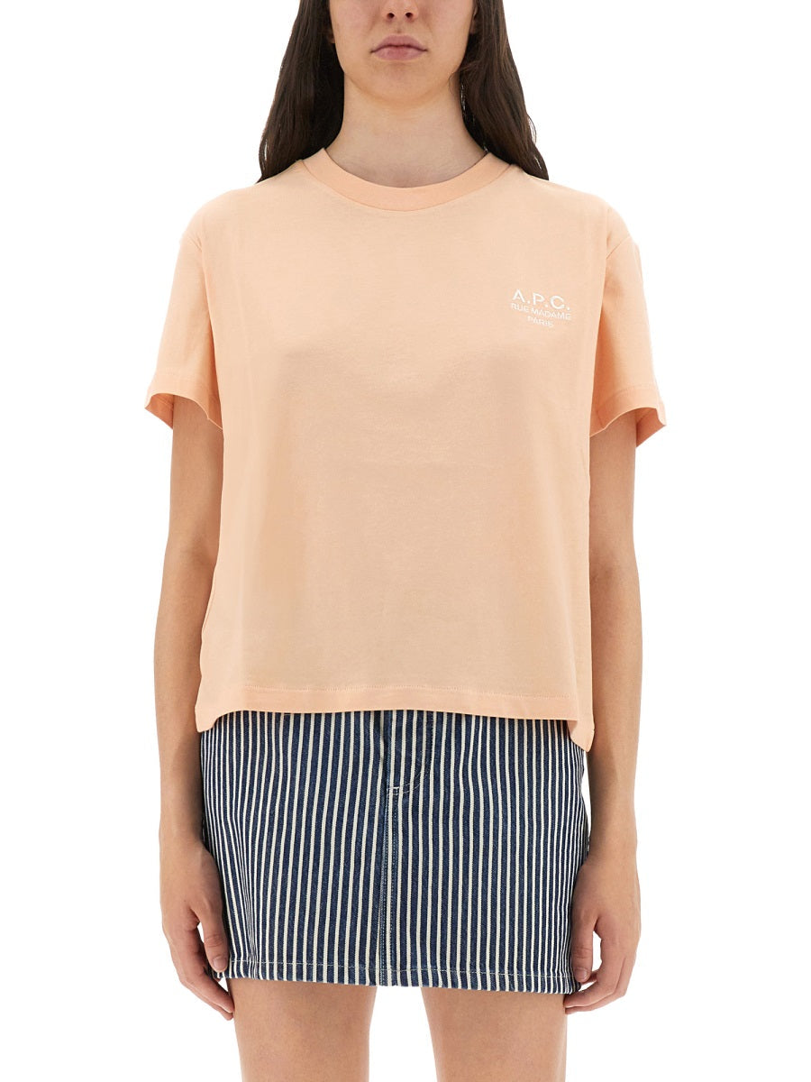 A.P.C. Women T-Shirt "Rue Madame Gots"