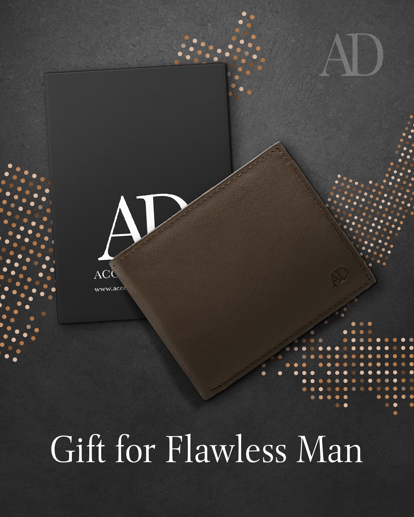 Bifold Wallet With Flip-Up ID Window