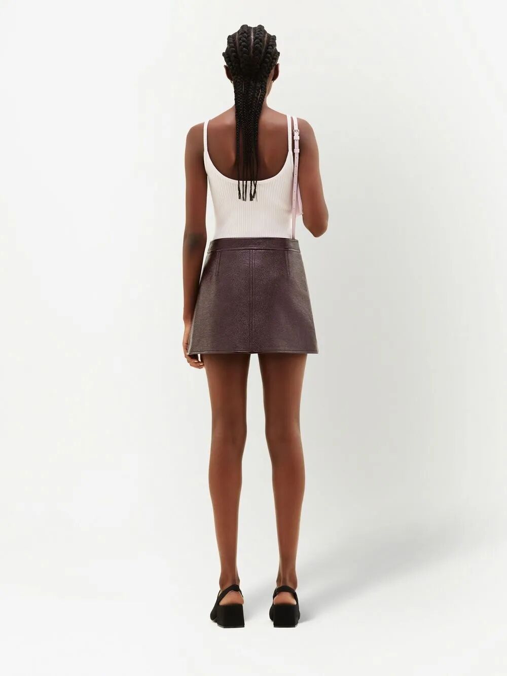 Courreges Women Minigonna Reedition Vinyl