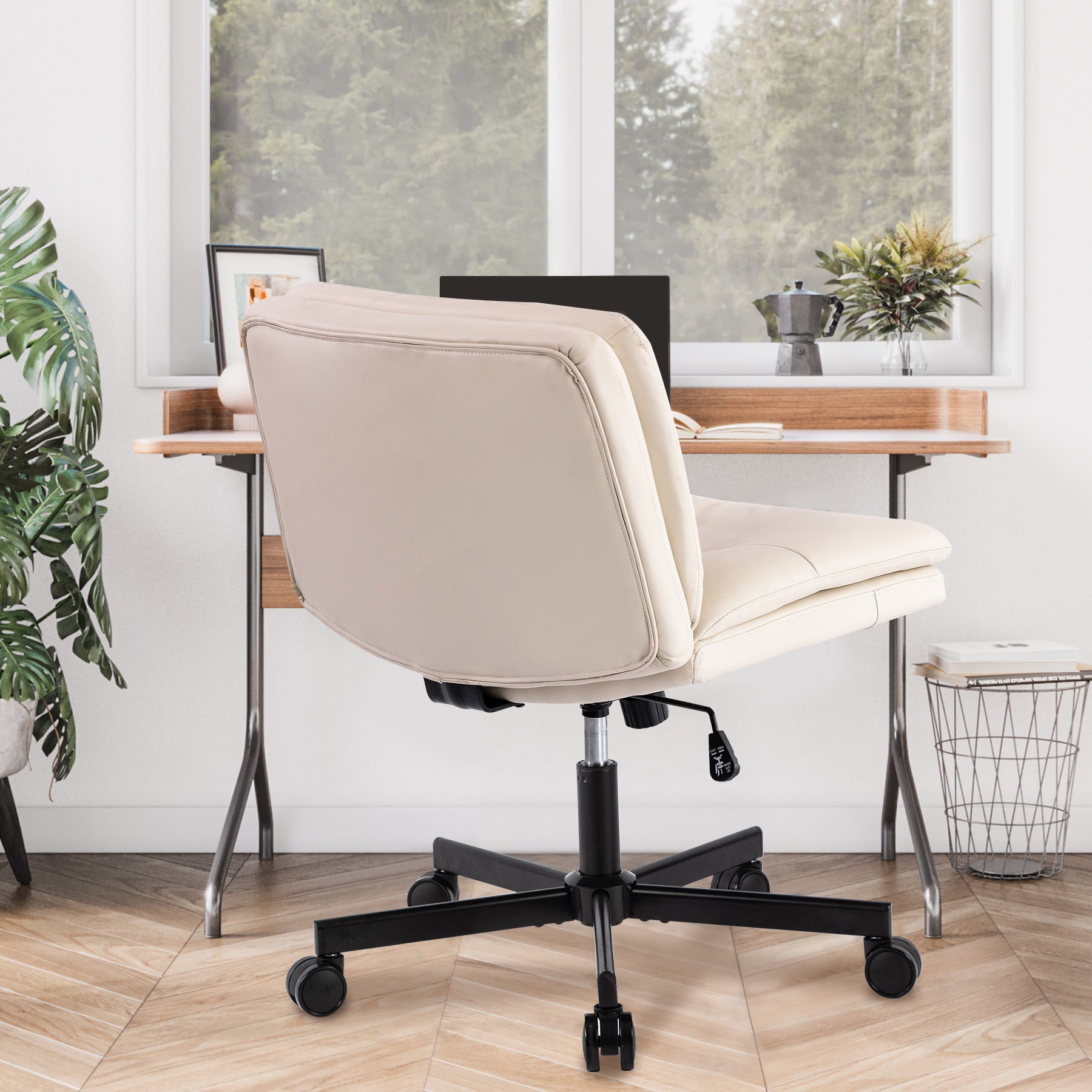 Larger Size 360° Swivel Home Office Desk Chair with Wheels
