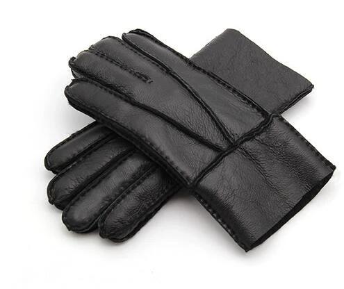 Gentleman's Genuine Sheepskin Shearling Gloves
