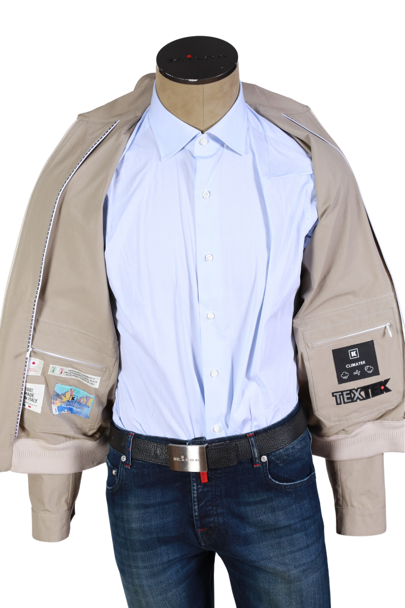 Kired by Kiton Solid Polyester Jacket