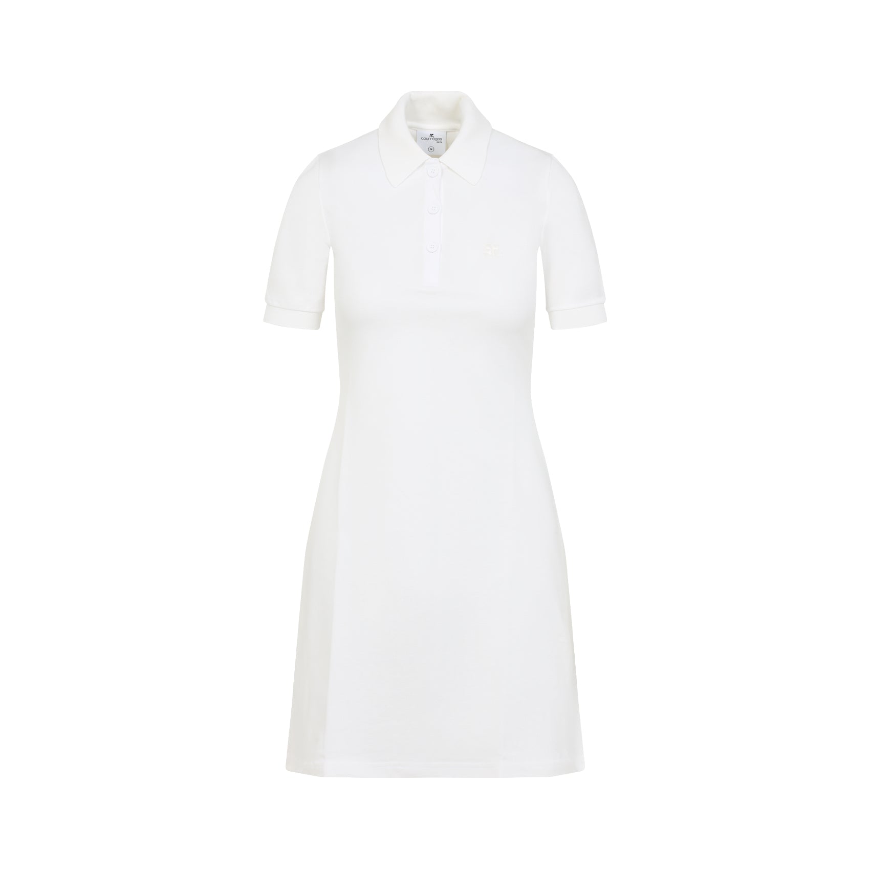 Courreges Piqué Polo Dress Women