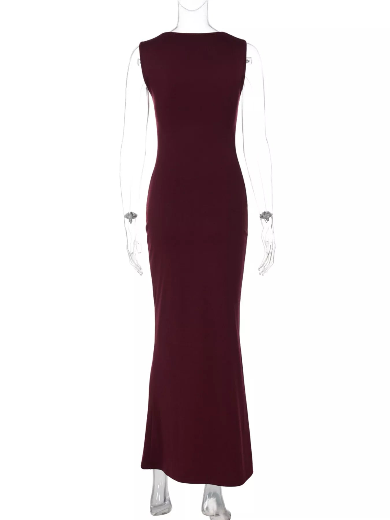 Square Neck Sleeveless Maxi Dress