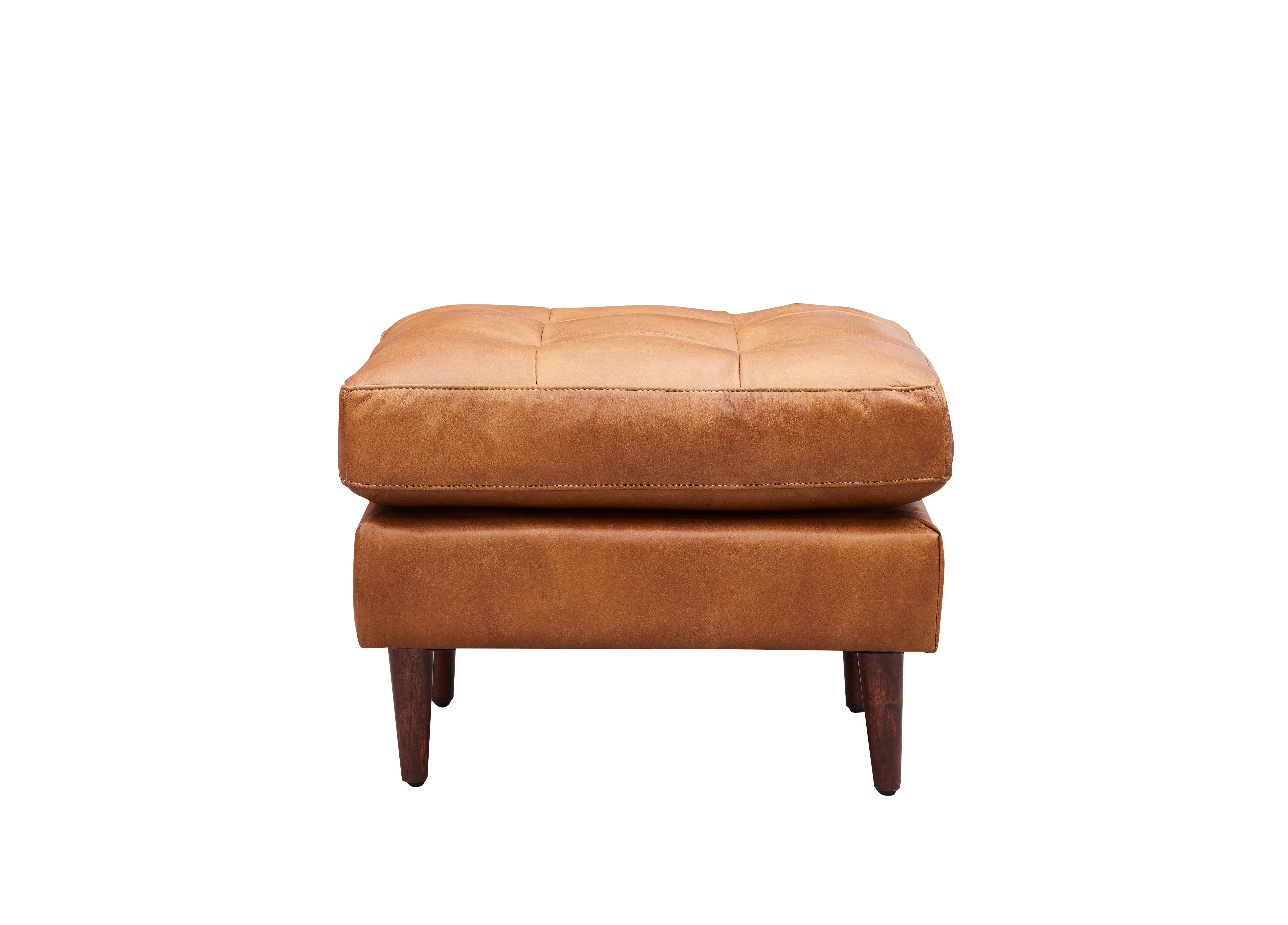 Alamo Top Grain Leather Sofa - Light Brown