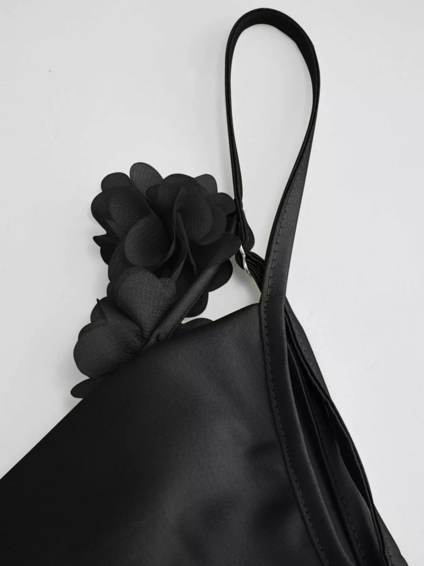 Cowl Neck Satin Maxi Dress