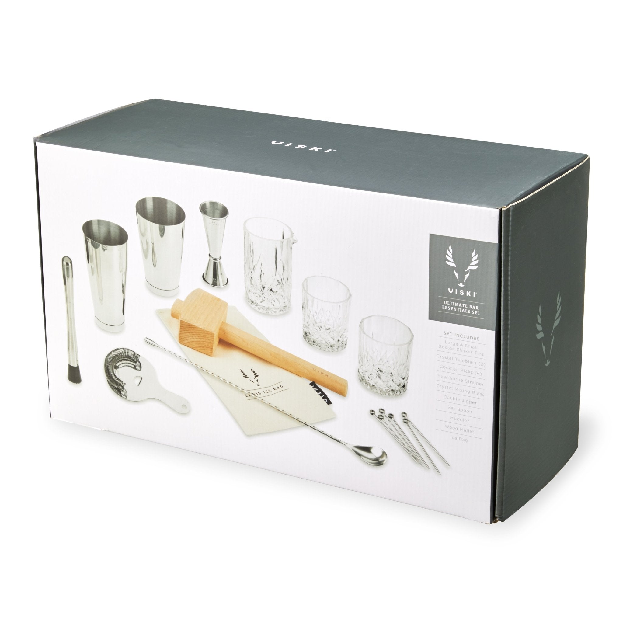 17-Piece Stainless Steel Barware Set - Overture Gifts