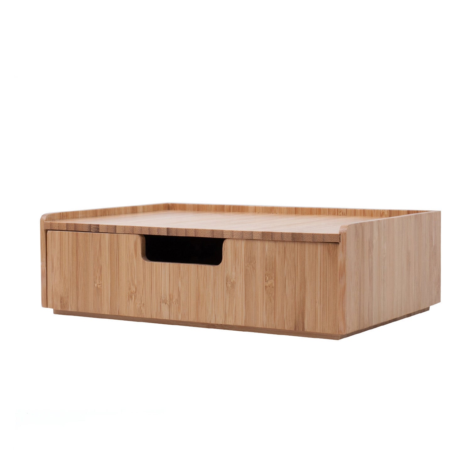 Bamboo Charging Station with Office Organization Combo