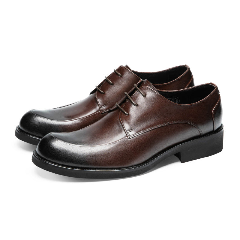 Genuine Leather Breathable Business Mens Large-Size Shoes