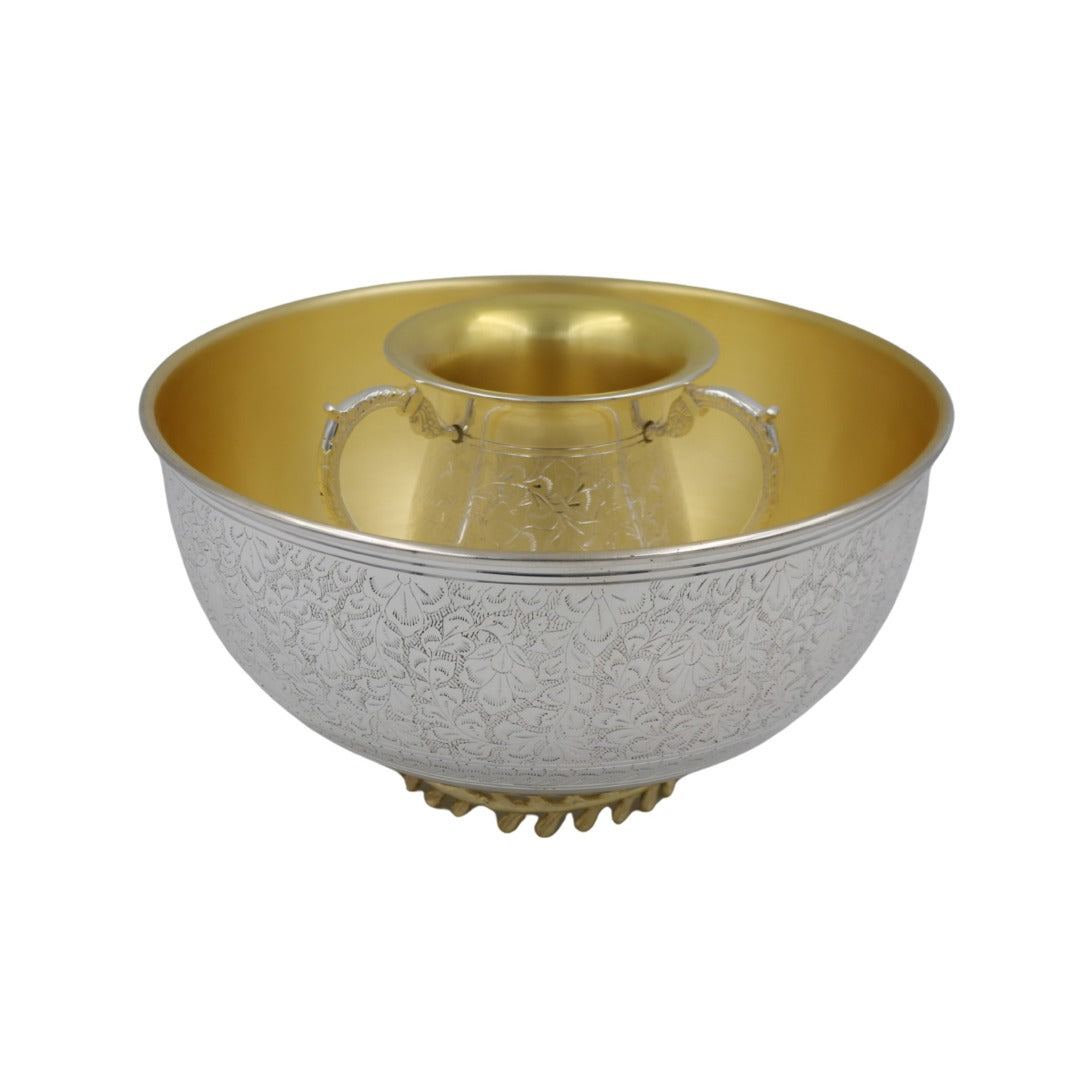 WASH SET SILVER AND GOLD