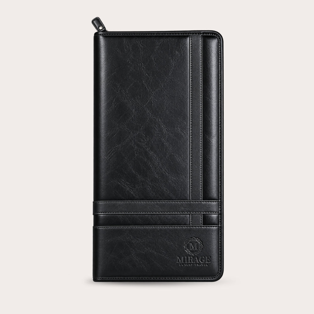 Tie Case for Travel - Graphite Black