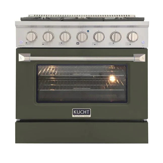 Kucht 36” Pro-Style Kitchen Dual Fuel Range - KDF362/LP-OG