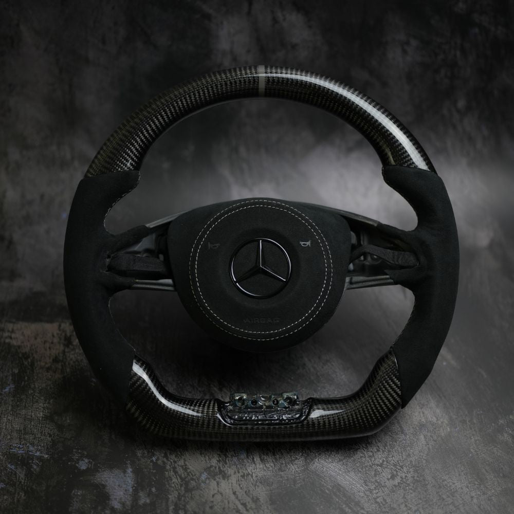 2015-2018 Mercedes Benz AMG | Retrofit for older/ non-AMG Models Available Custom Steering Wheel by Exclusive Steering