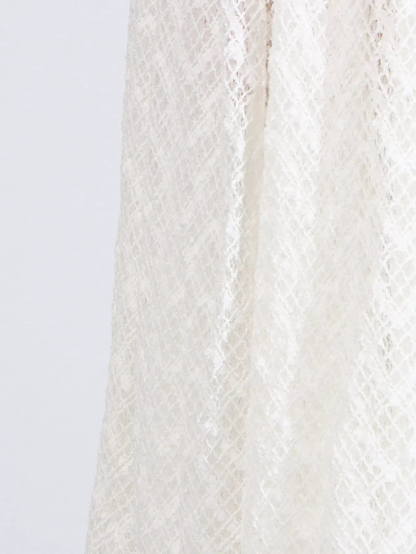 Lace Mock Neck Long Sleeve Maxi Dress