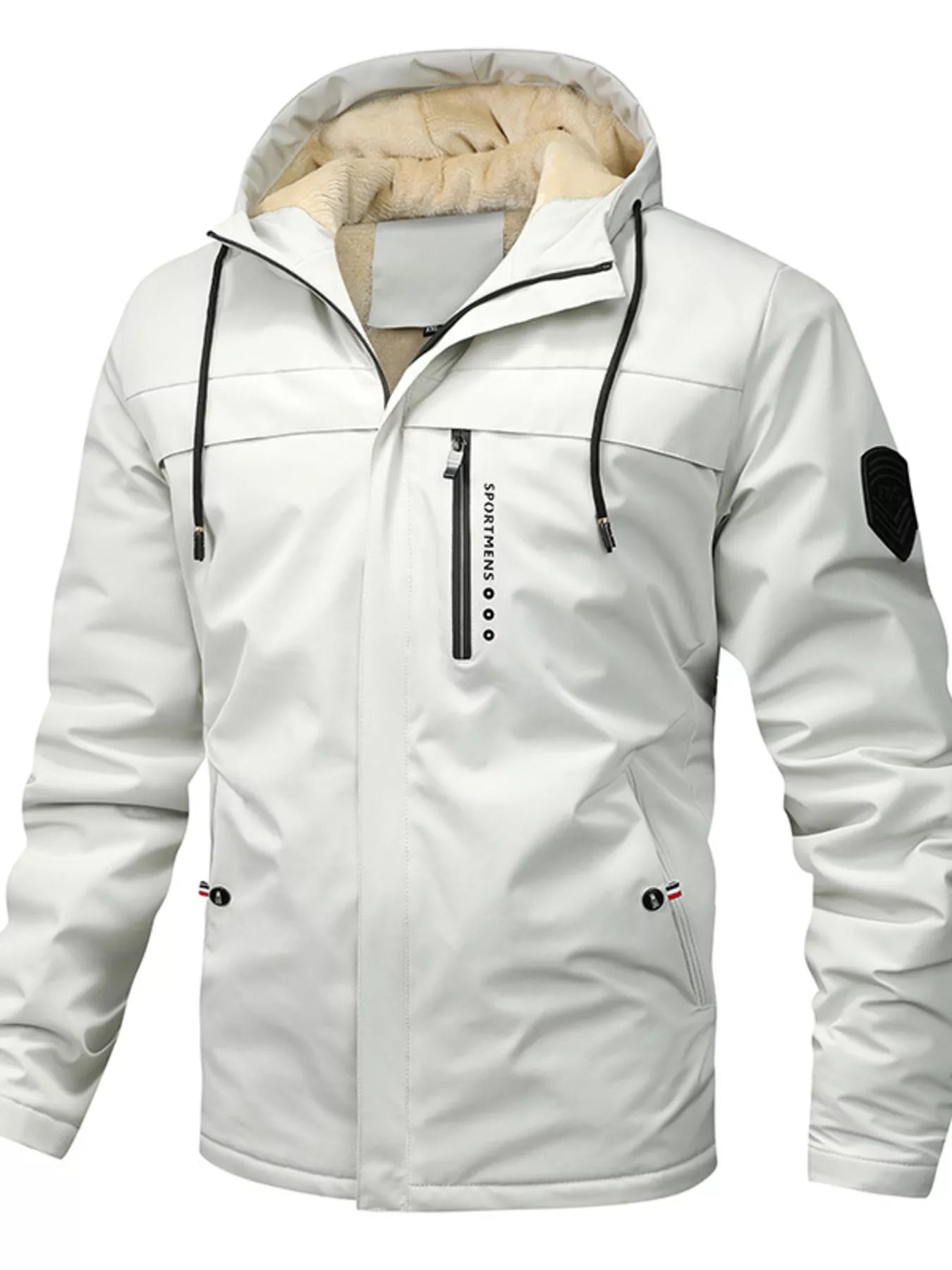 Men's Plus Size Winter Warm Hooded Parka Jacket