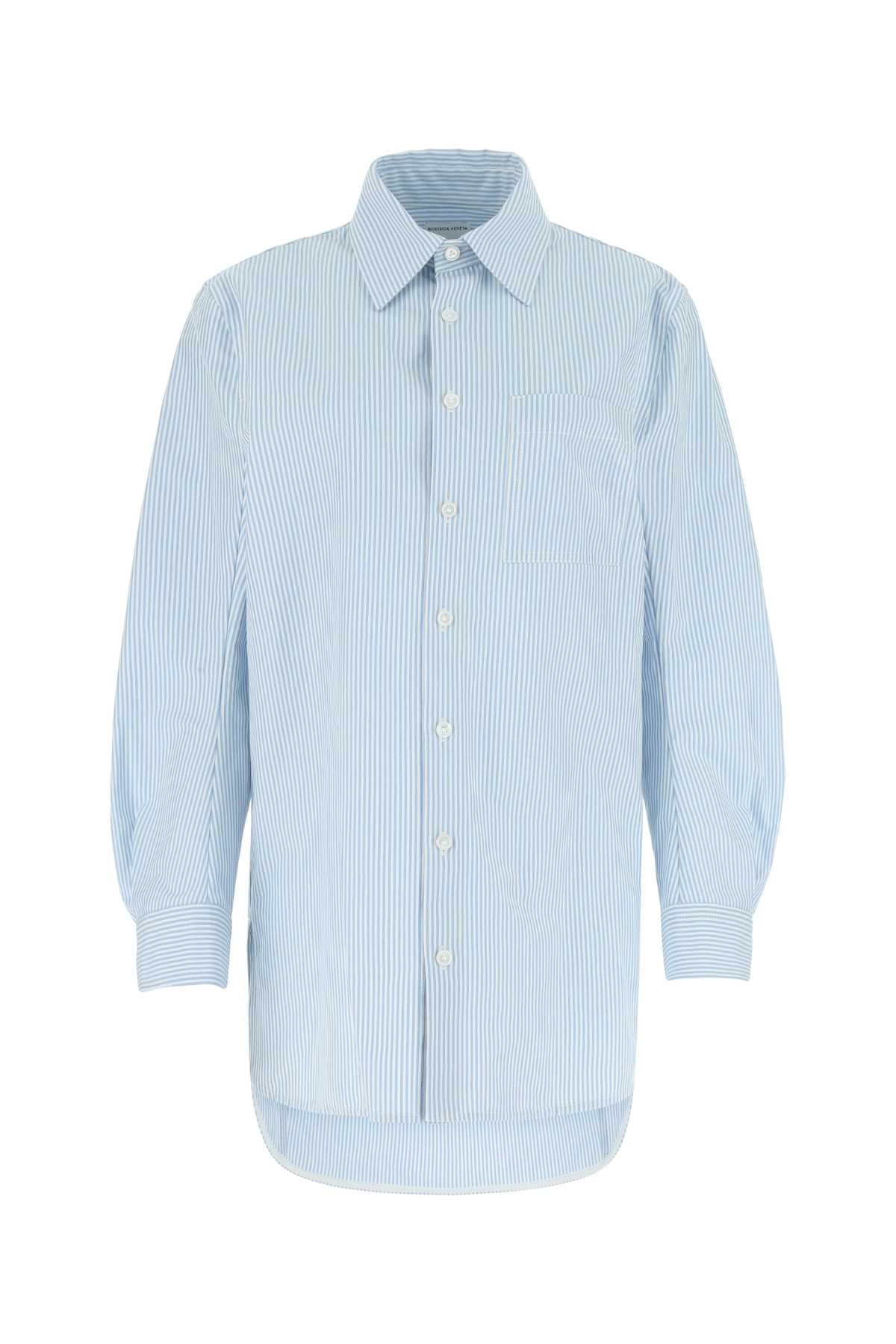 Bottega Veneta Women Embroidered Cotton Oversize Shirt
