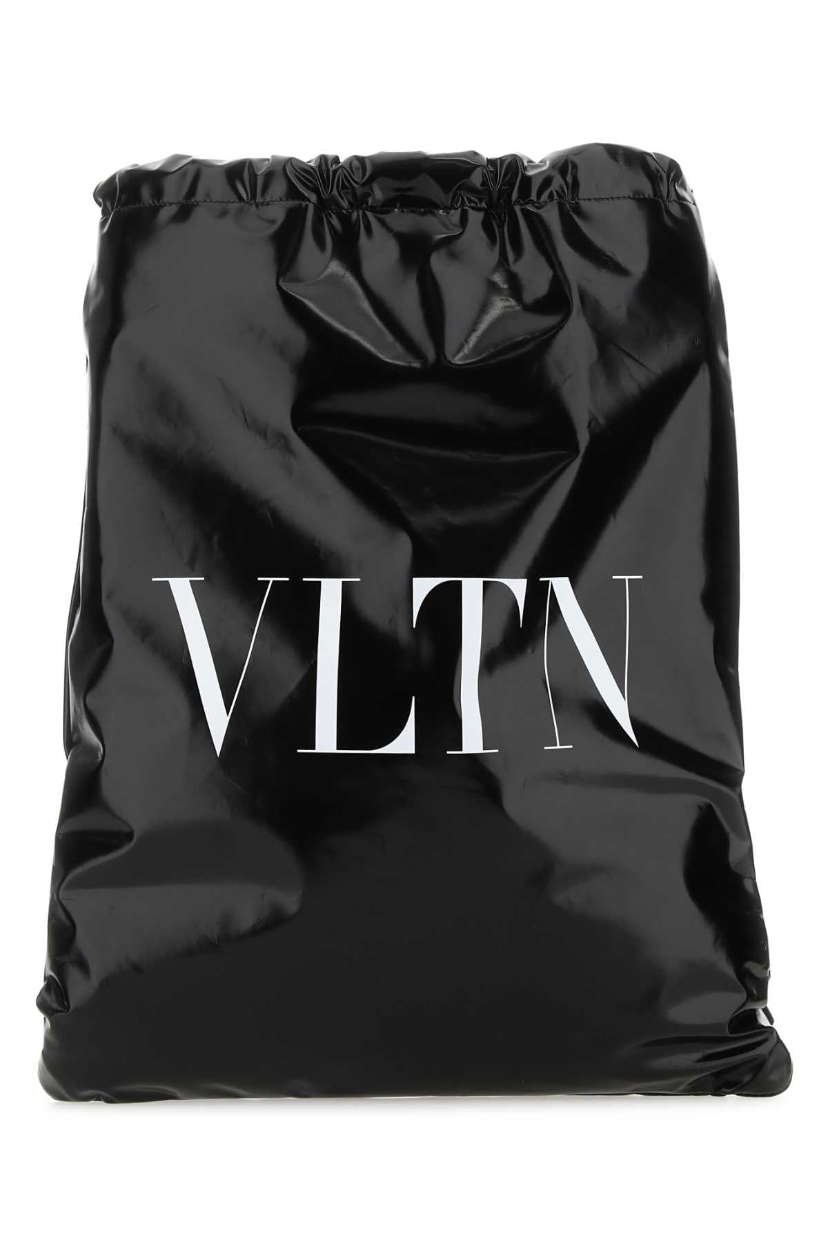 Valentino Garavani Men Black Leather Vltn Sack