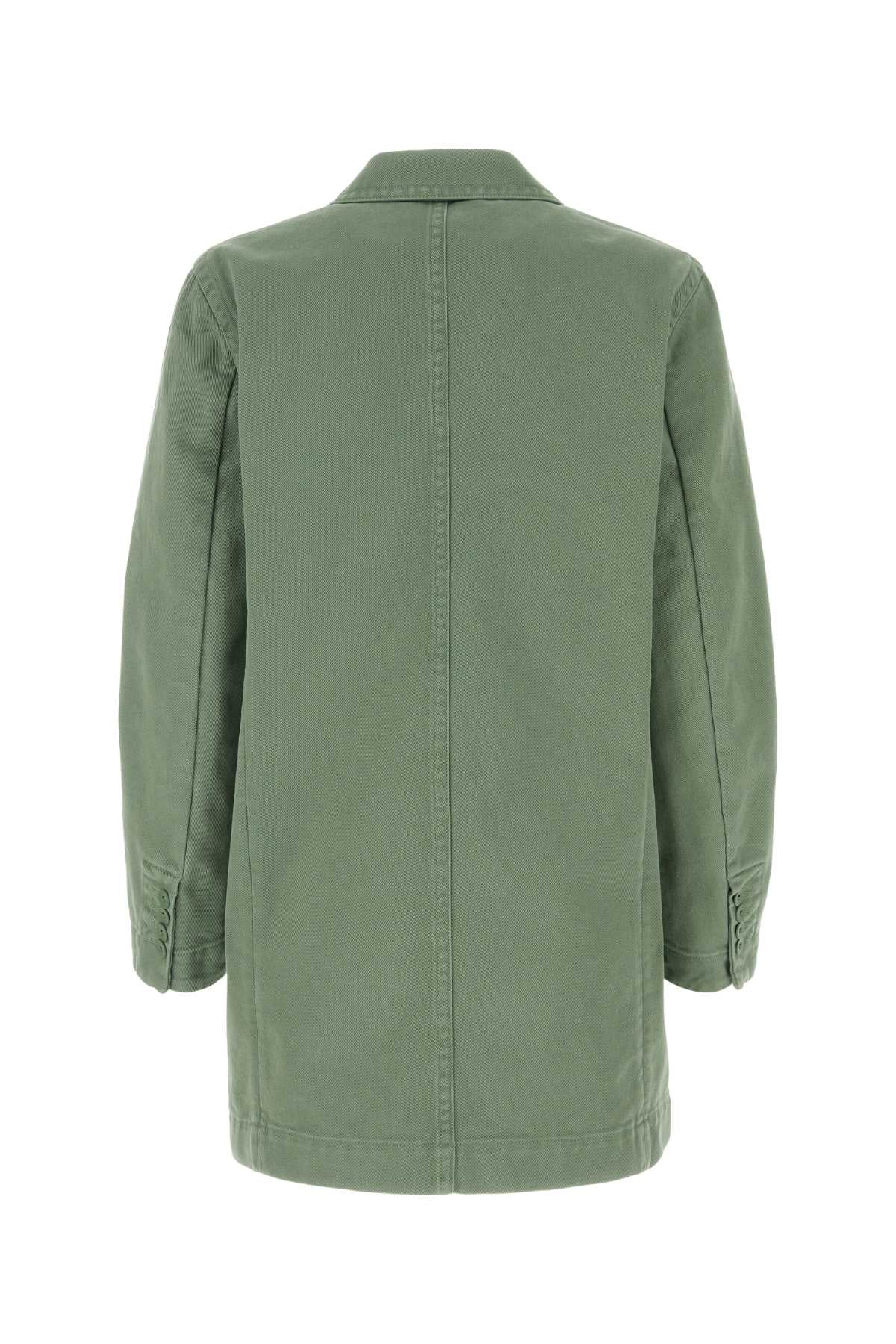Max Mara Women Sage Green Denim Zenobia Blazerâ