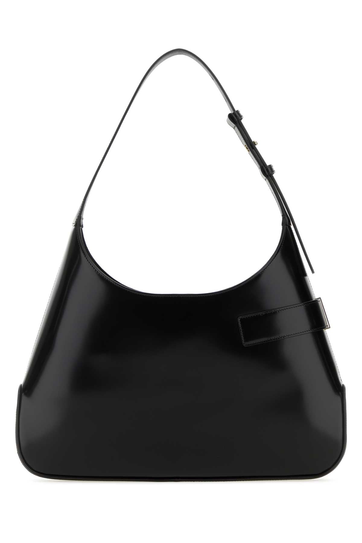 Salvatore Ferragamo Women Black Leather Large Arch Shoulder Bag