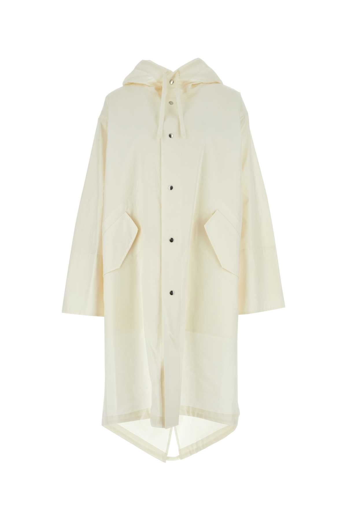 Jil Sander Women Ivory Cotton Parka