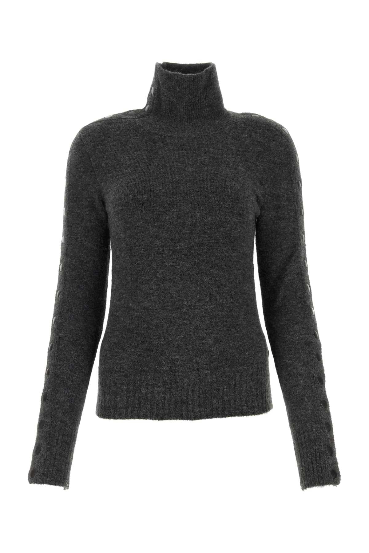 Isabel Marant Women Anthracite Nylon Blend Malo Sweater