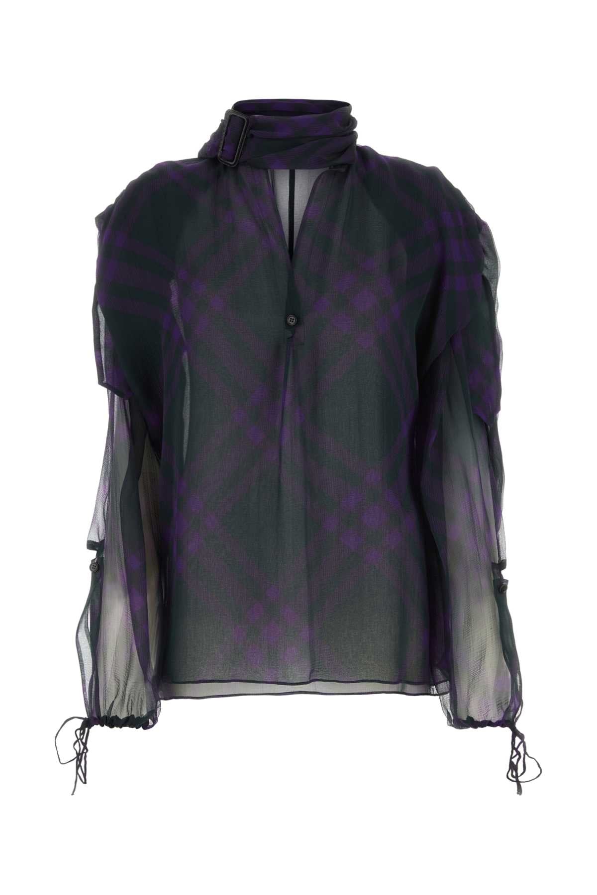 Burberry Women Printed Crepe Blouse
