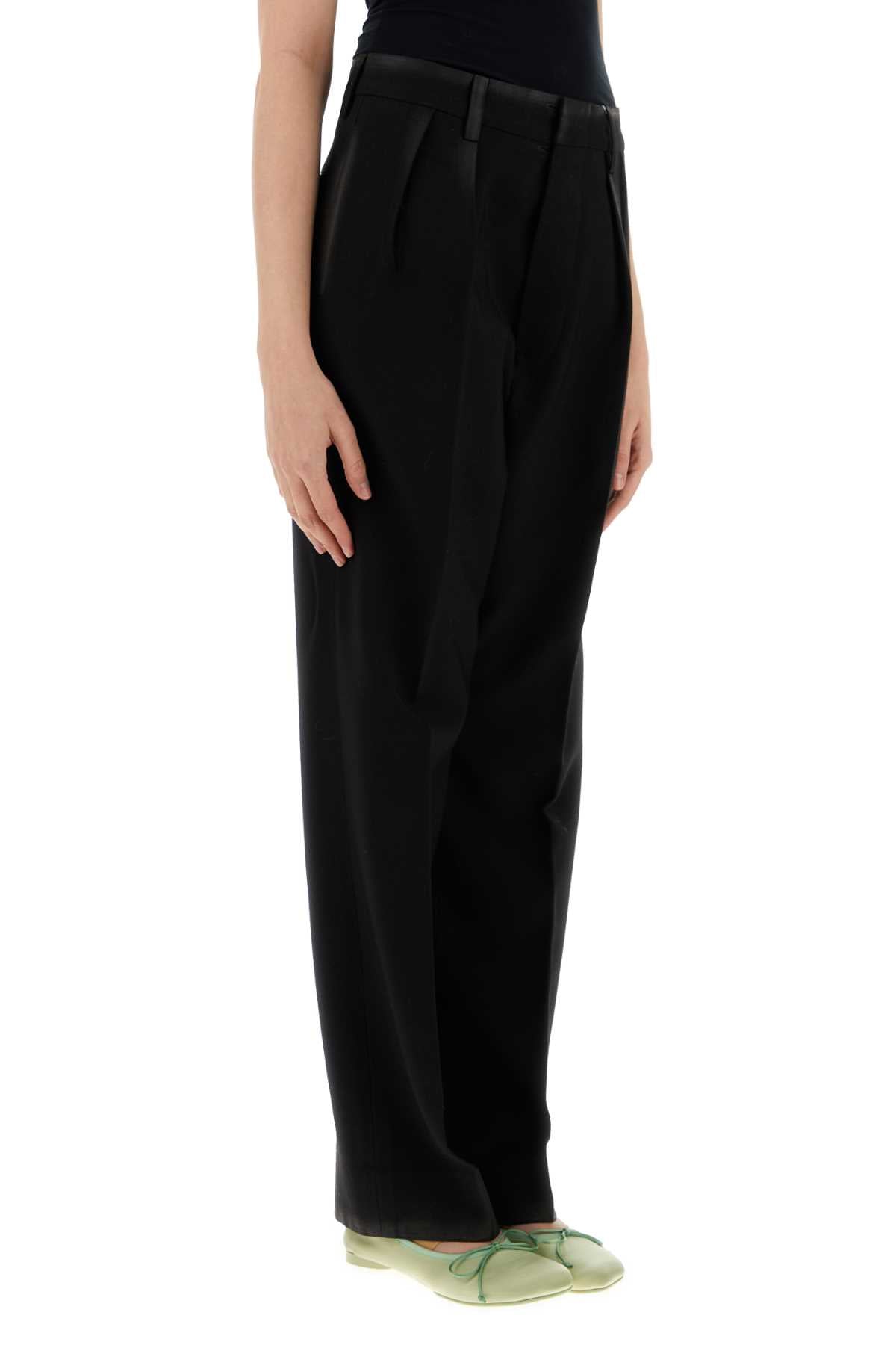 Maison Margiela Women Black Wool Pant