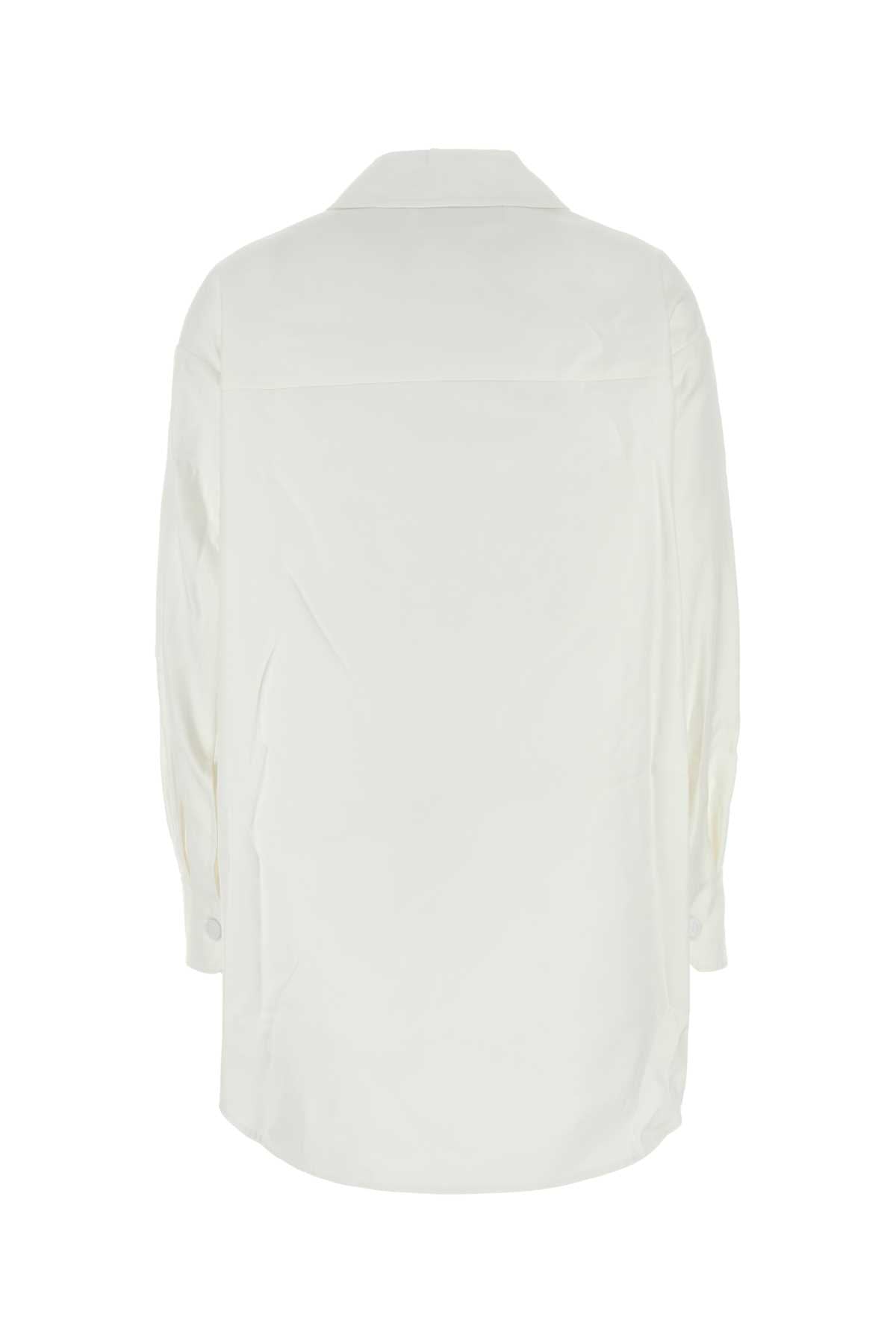 Valentino Garavani Women White Cotton Blend Oversize Jacket