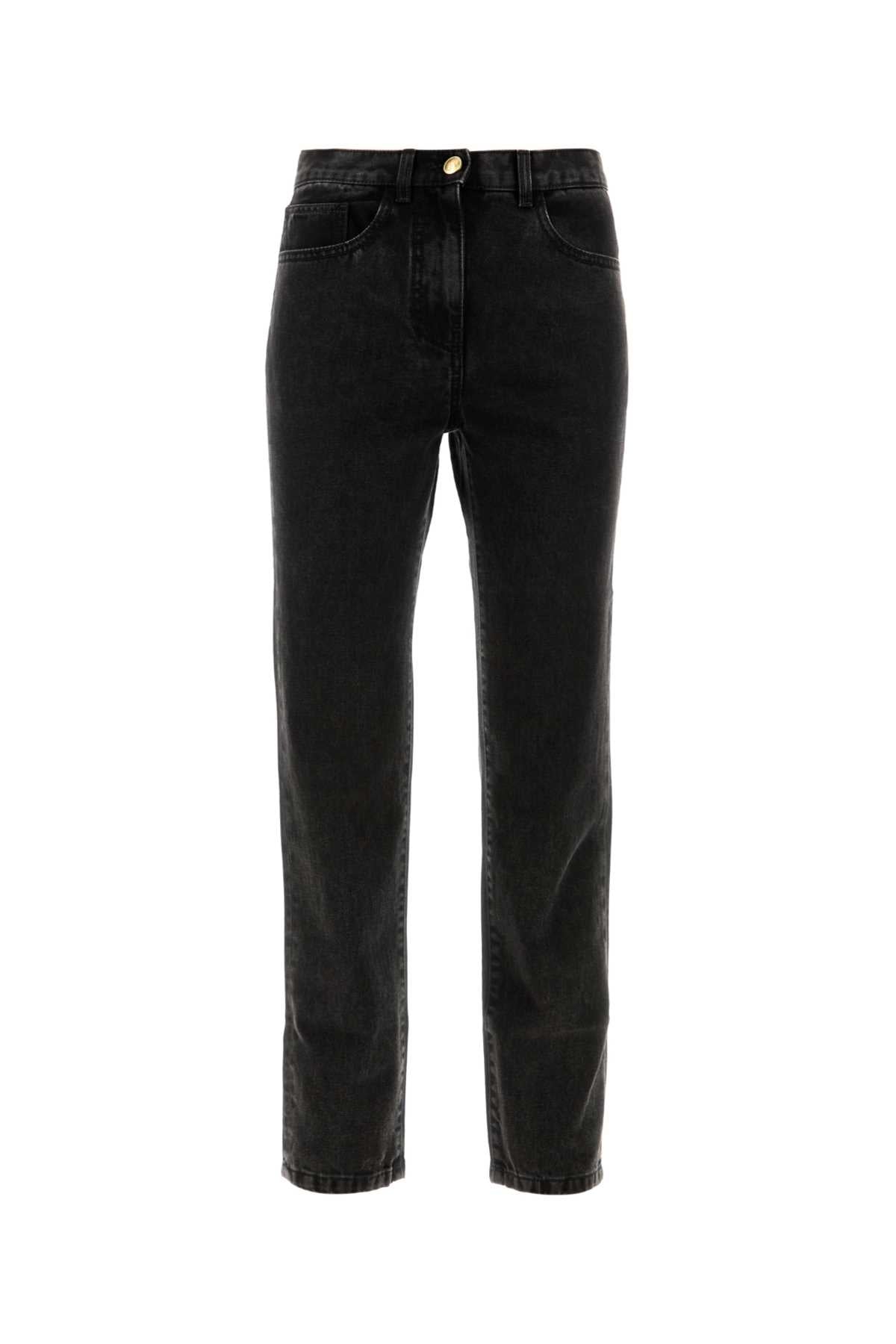 Palm Angels Women Black Denim Jeans