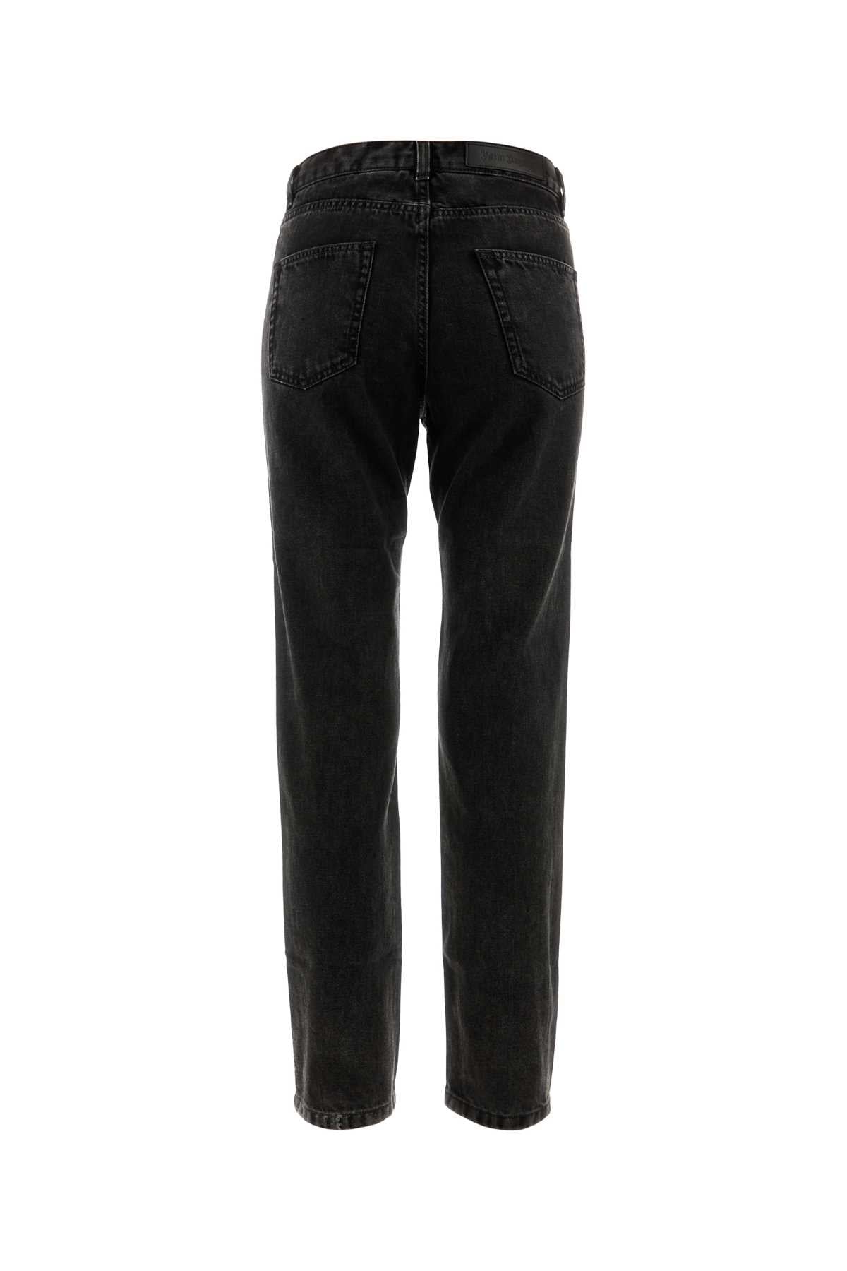 Palm Angels Women Black Denim Jeans