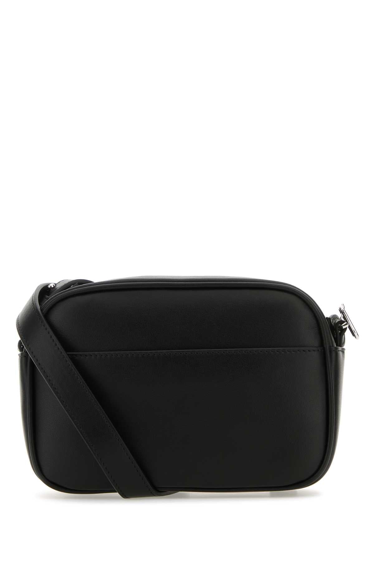 Courreges Women Black Leather Reedition Shoulder Bag
