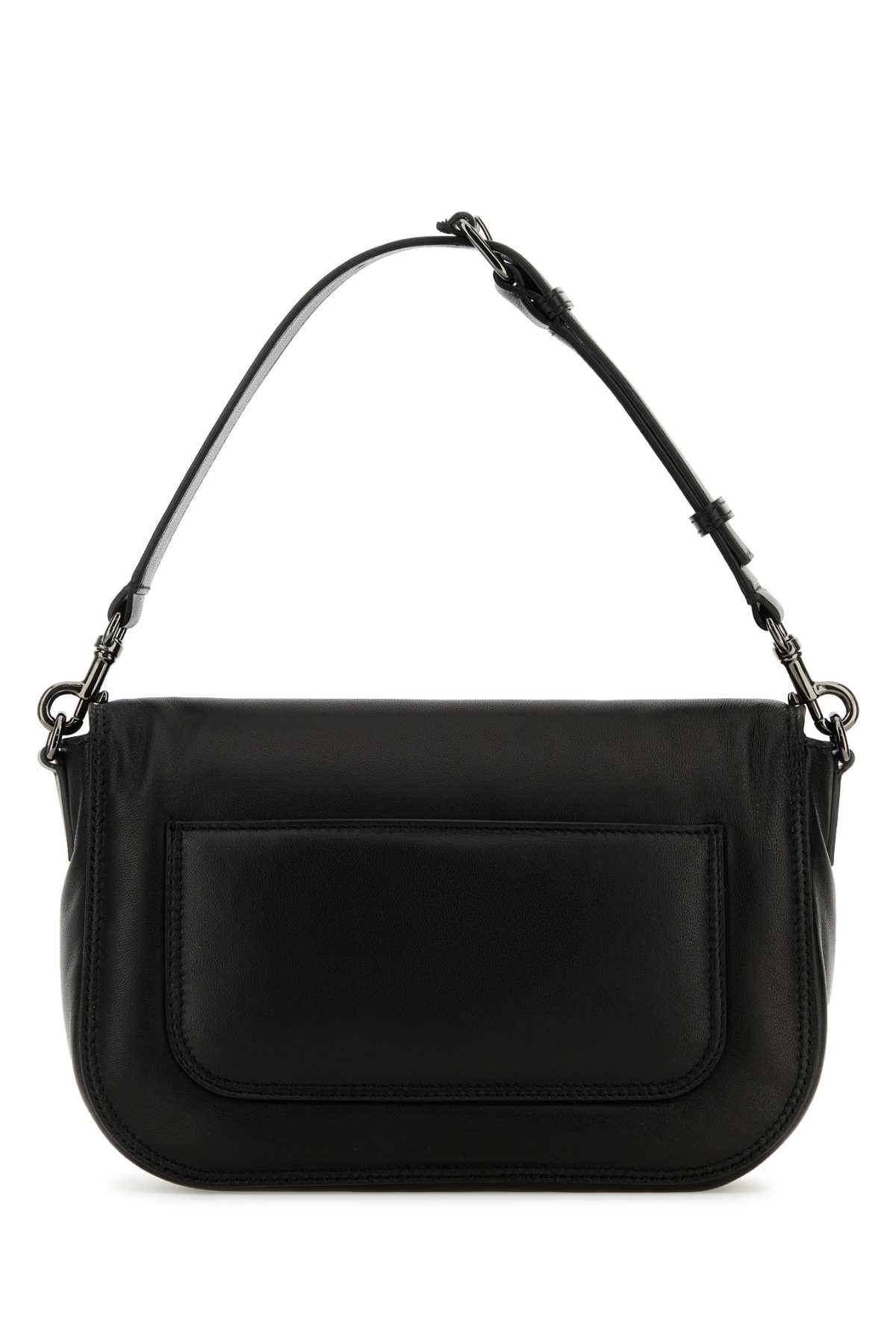 Valentino Garavani Men Black Leather Locã² Handbag