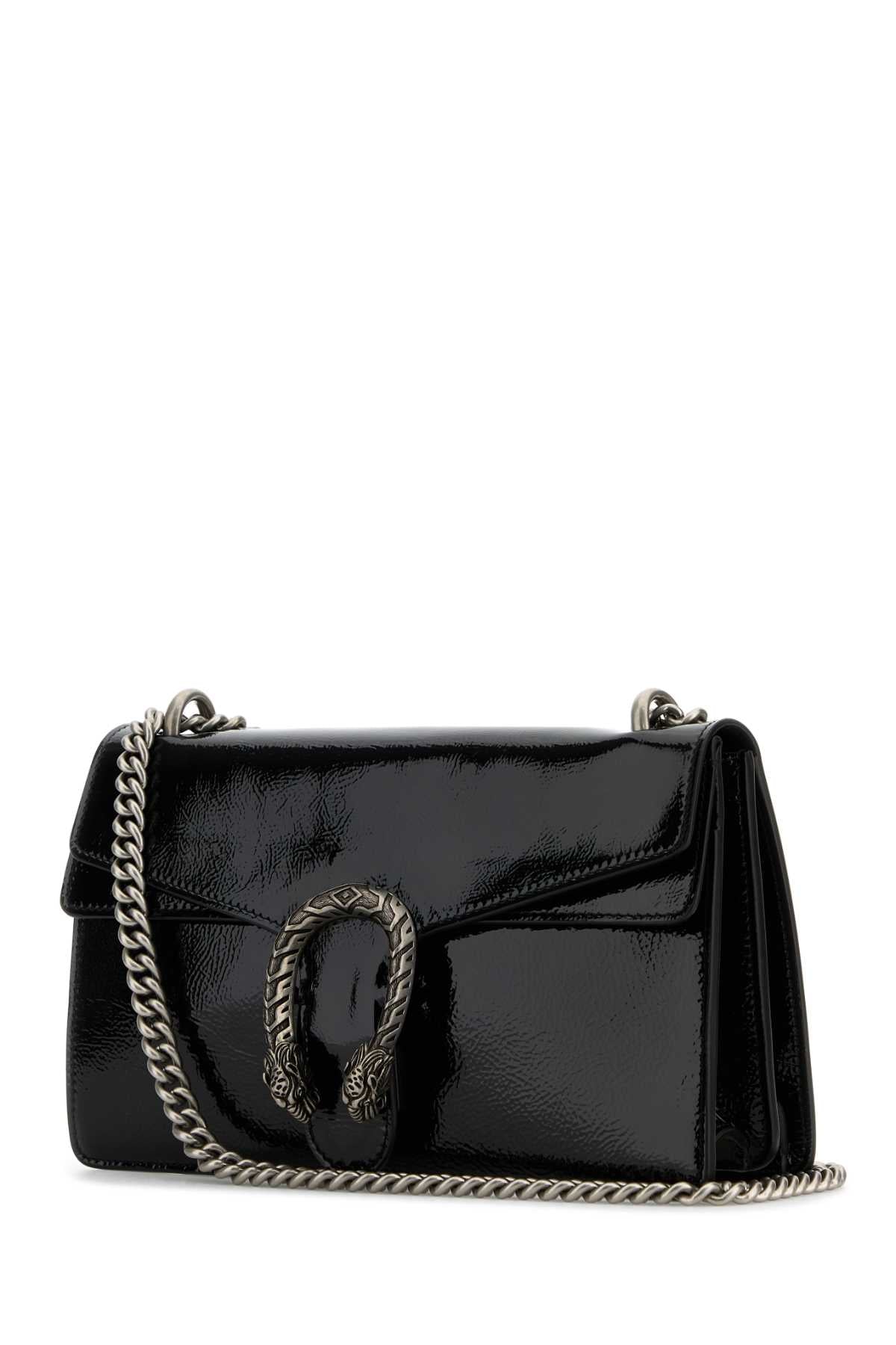 Gucci Women Black Leather Small Dionysus Shoulder Bag