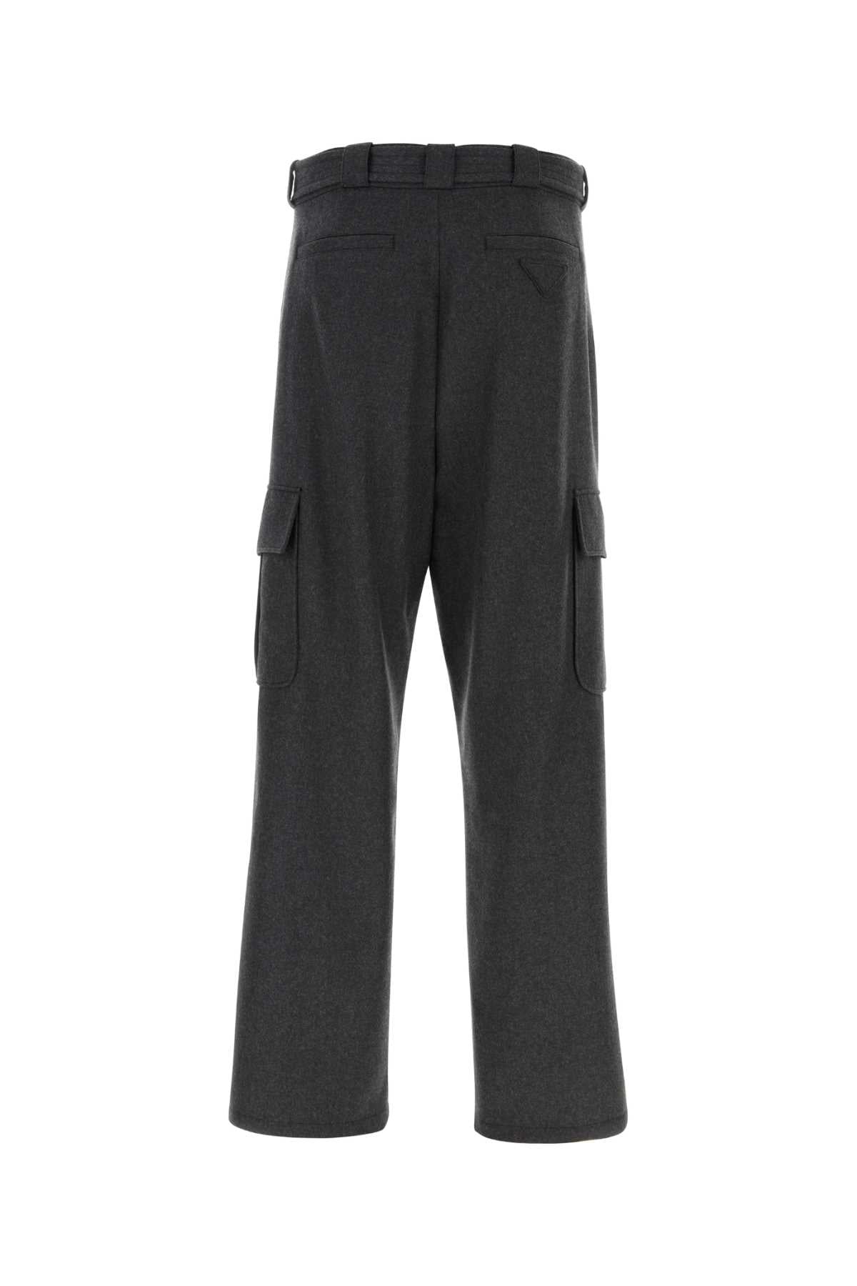 Prada Men Graphite Wool Cargo Pant