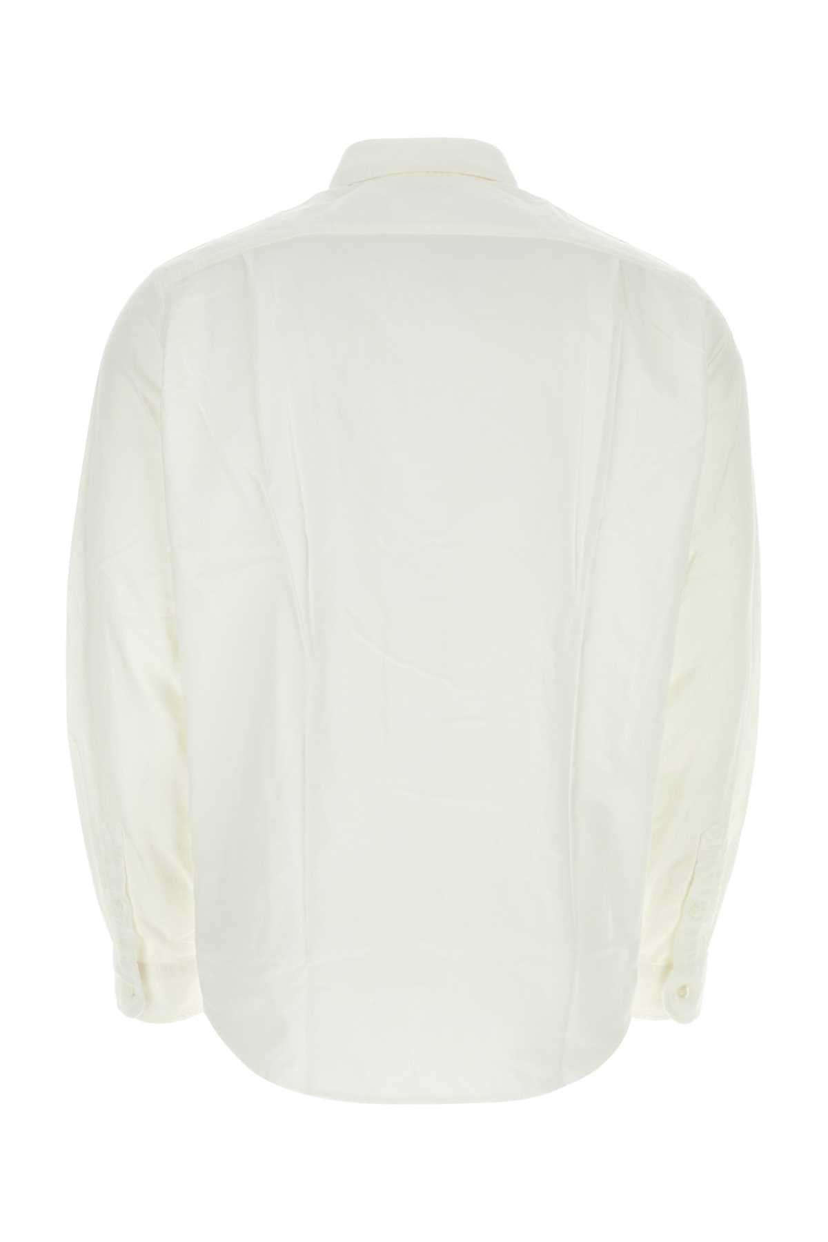 Junya Watanabe Men White Poplin Junya Watanabe X Maison Kitsune Shirt
