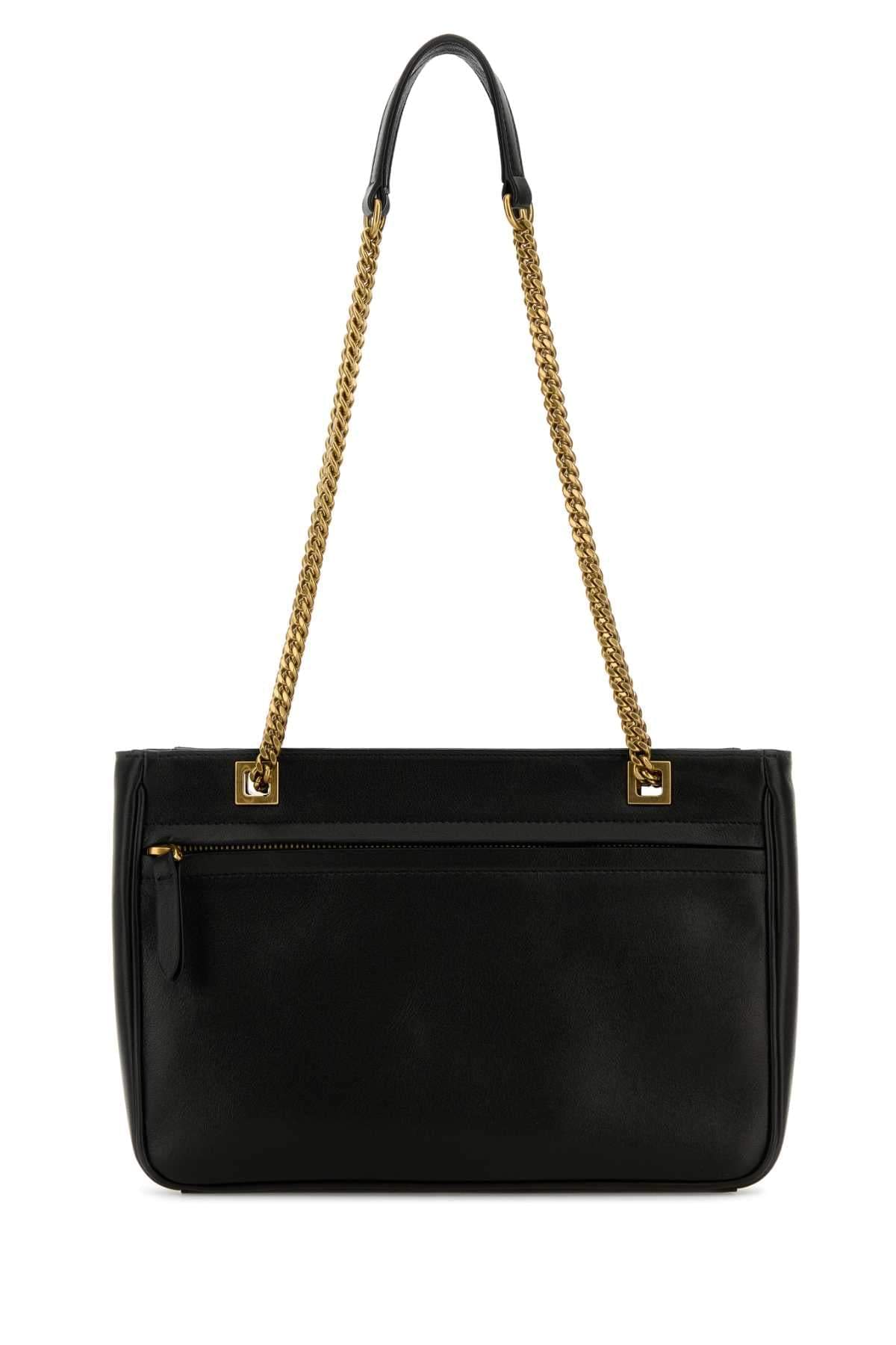 Valentino Garavani Women Black Nappa Leather Small Viva Superstar Shoulder Bag