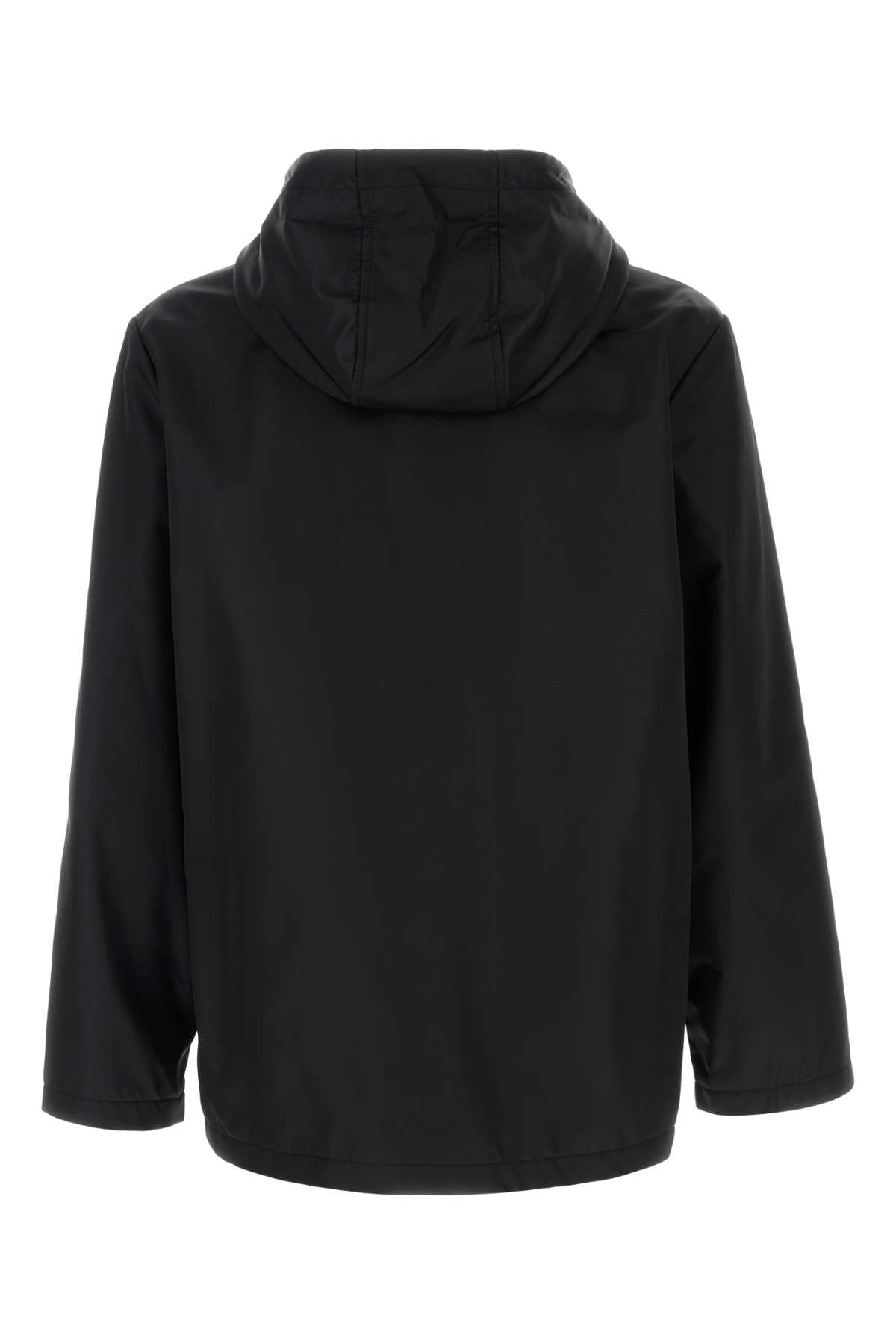Valentino Garavani Men Black Nylon Windbreaker