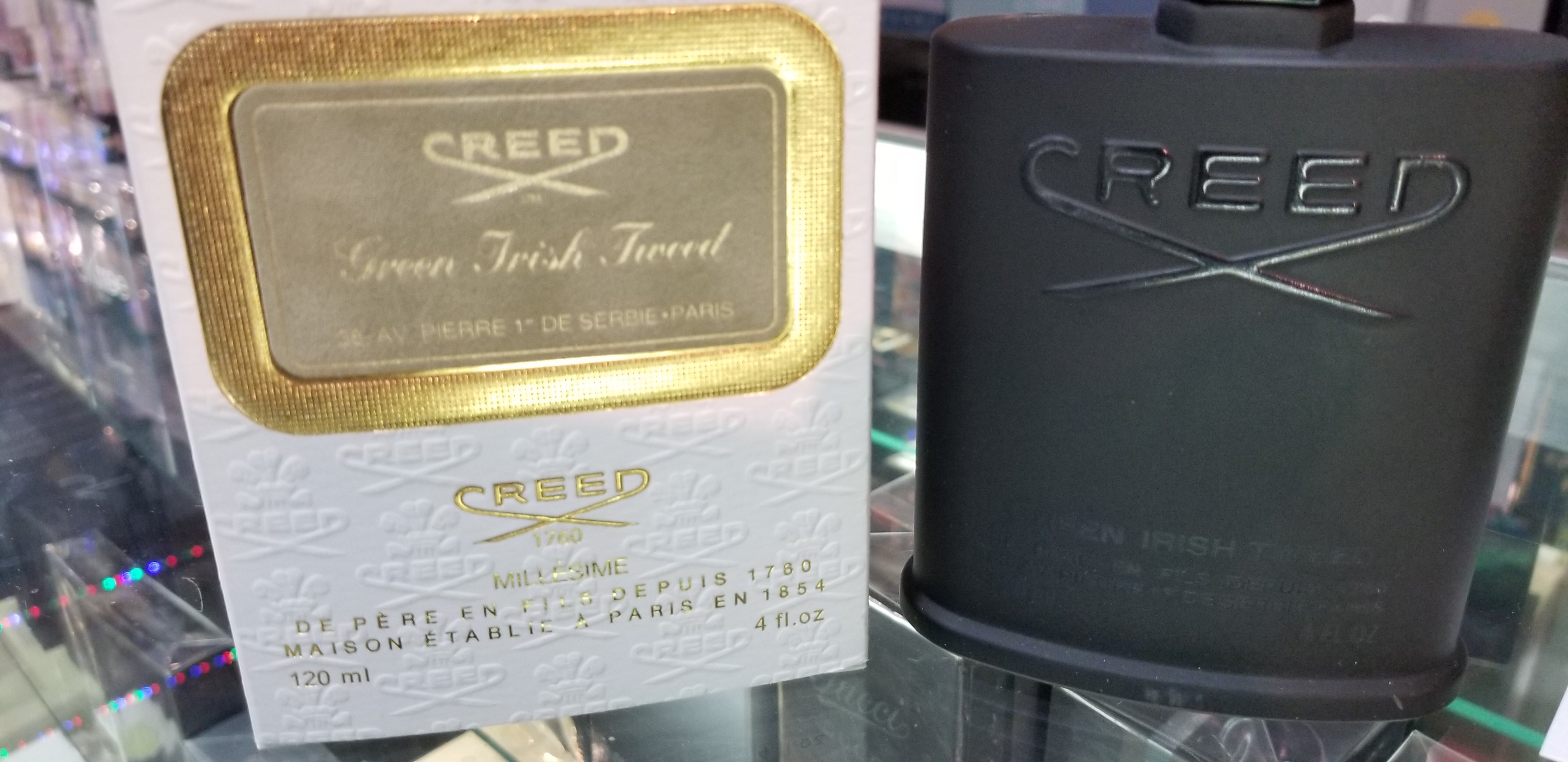 Creed Green Irish Tweed 4oz 120ml EDP Eau de Parfum Spray Unisex RARE IN BOX
