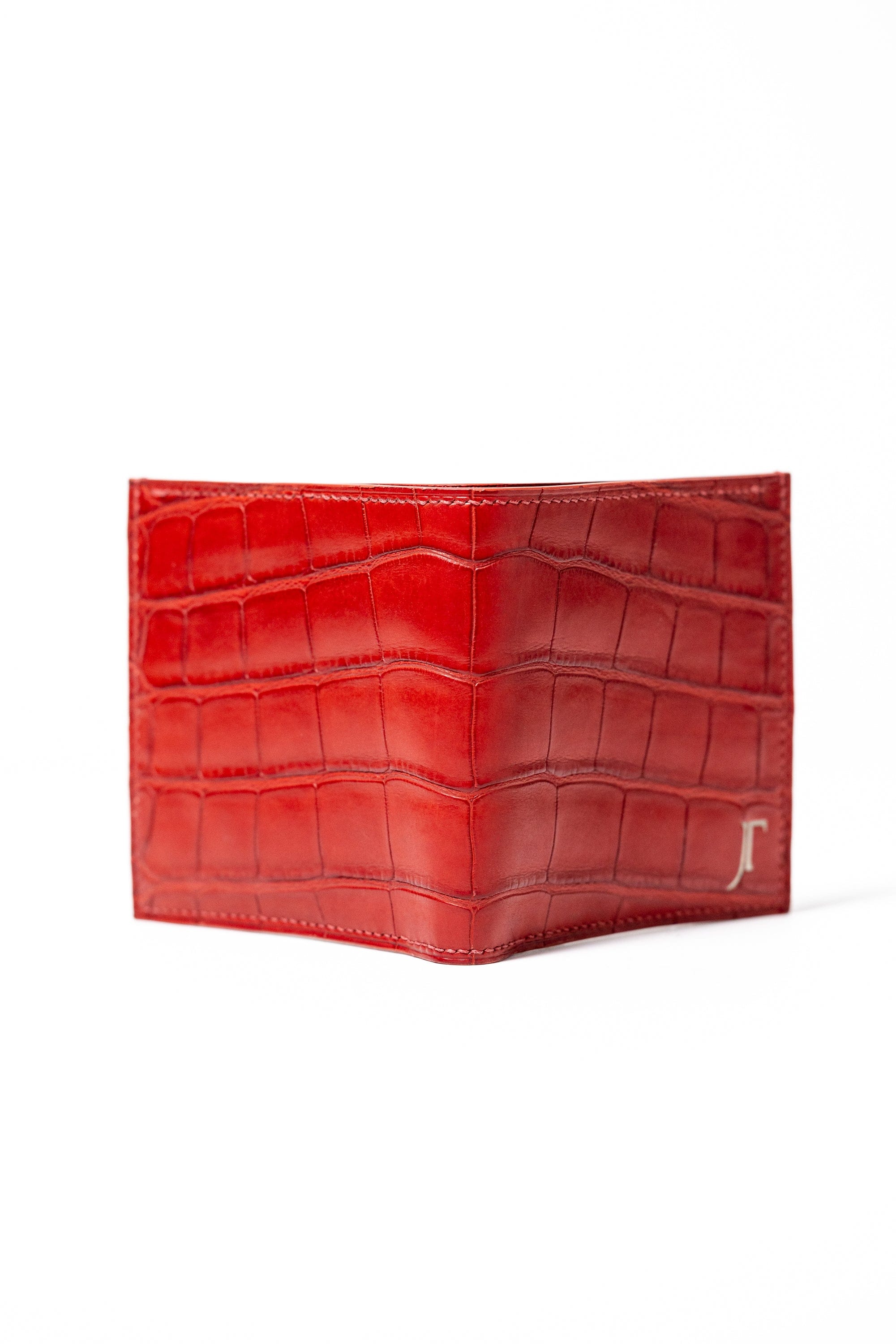 The Tremont Wallet - Rouge Alligator