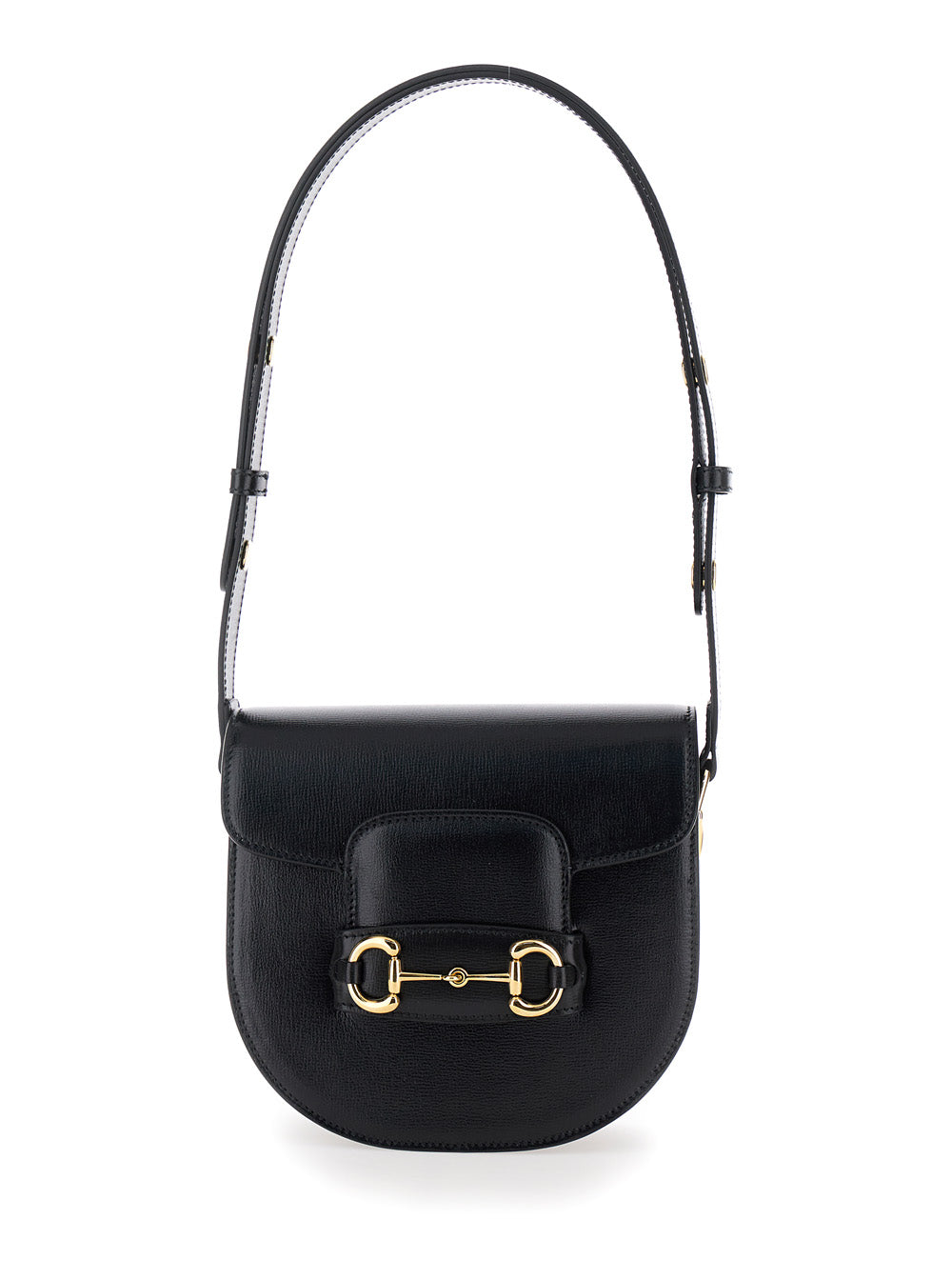 Gucci Women 'Gucci Horsebit 1955' Mini Black Shoulder Bag With Horsebit Detail In Leather Woman
