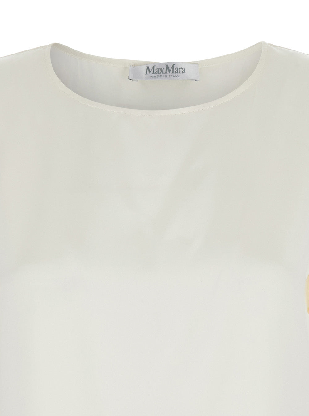 Max Mara Women 'Dida' White Top In Silk Woman