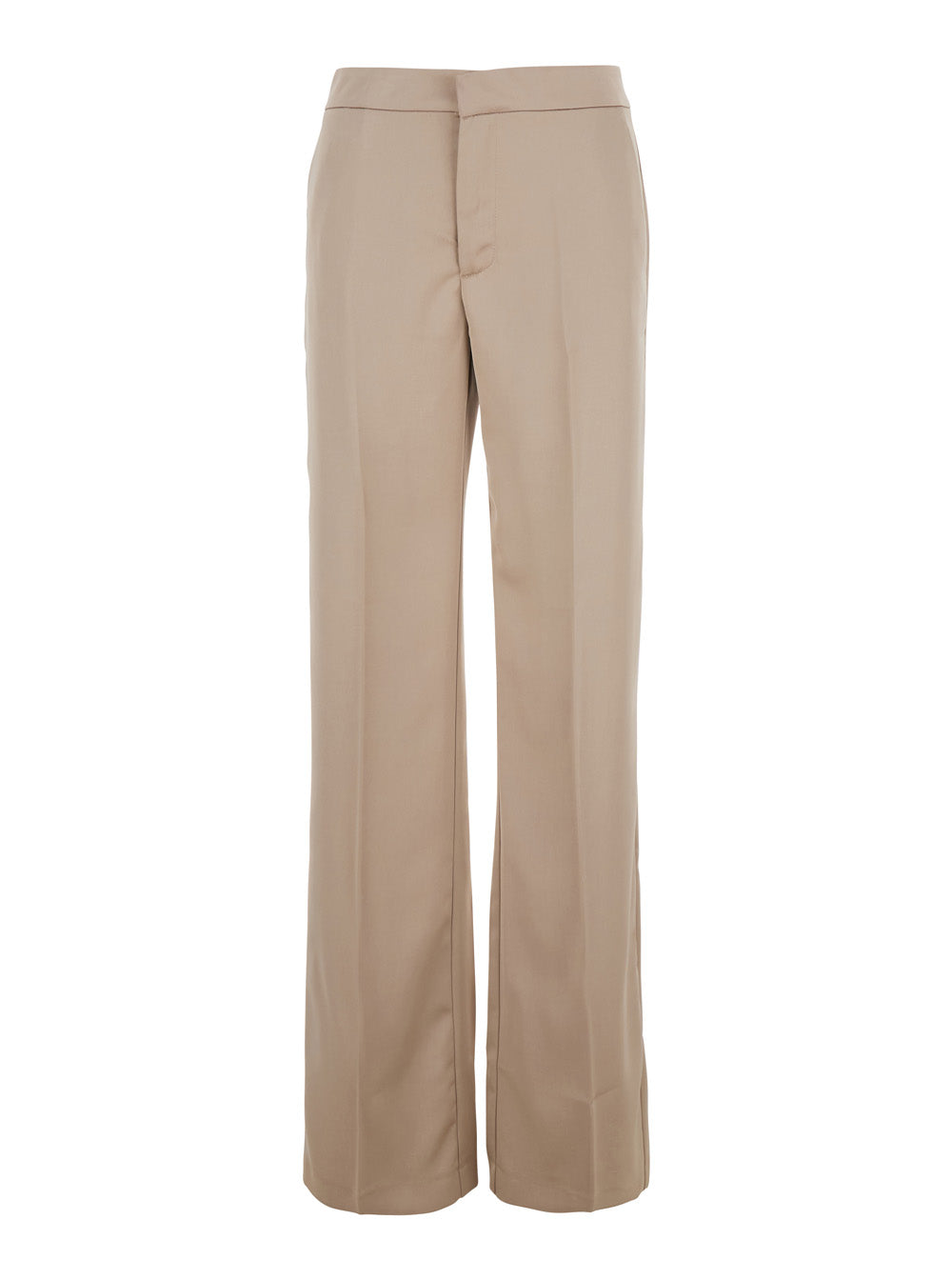The Andamane Women Beige Pants With Pences On The Front In Tech Fabric Woman